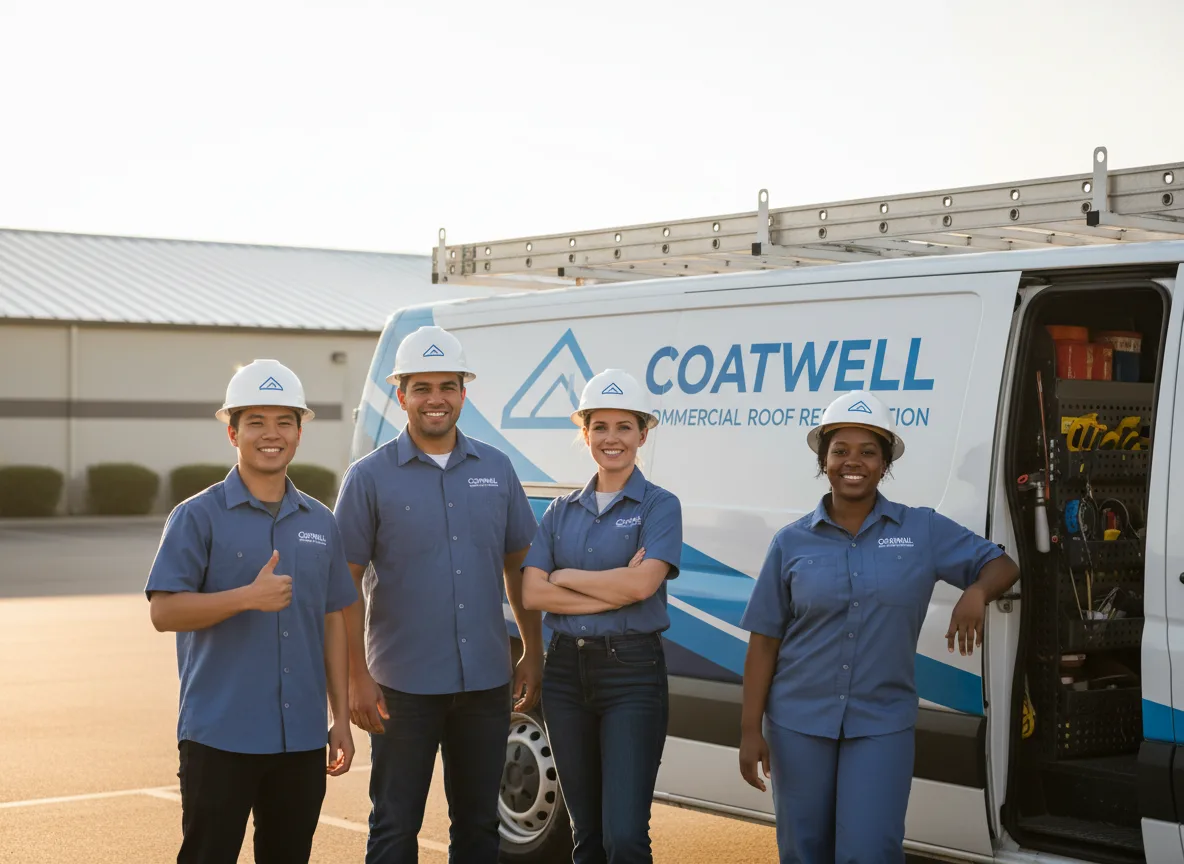 Commercial roof coating company in Cade, LA